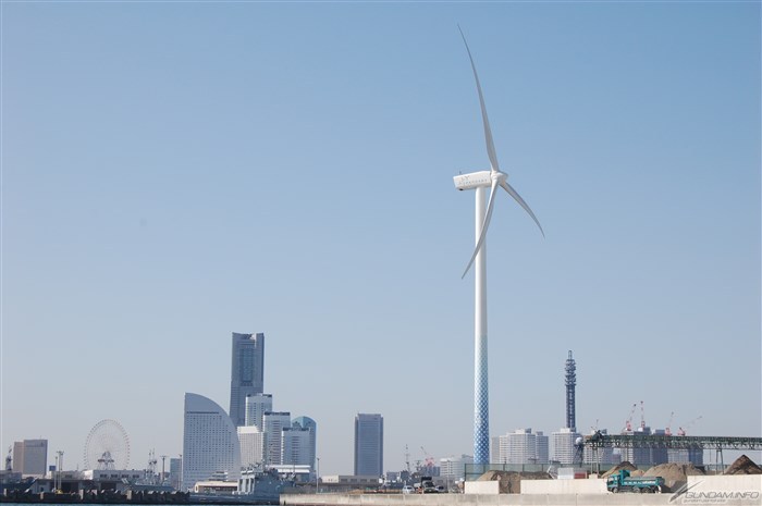 横滨 实物大可动高达 风能 碳排放